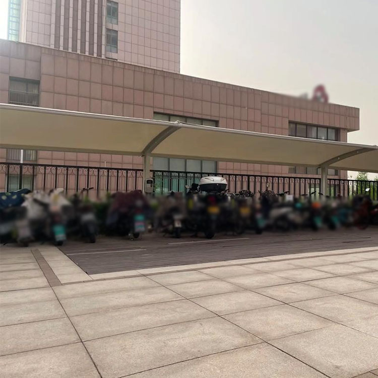 金川县膜结构电动车棚