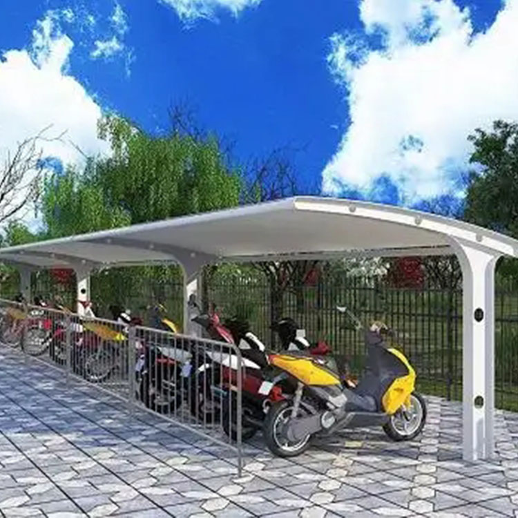 金川县膜结构电动车棚